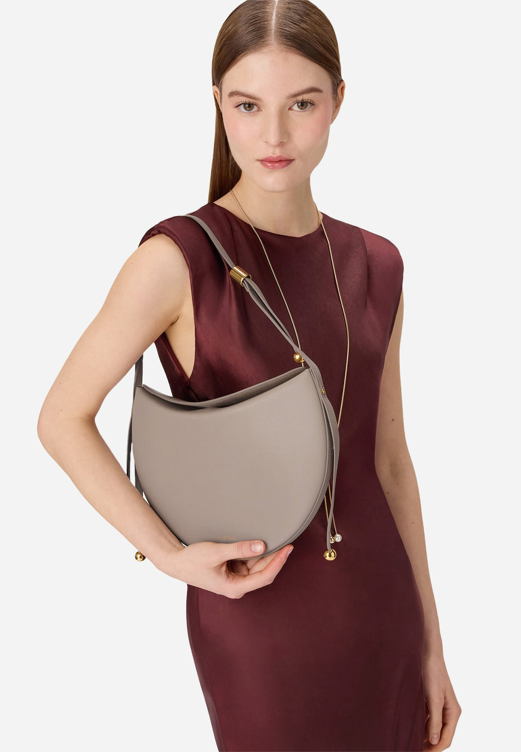 Bolso Moonstone Beige Dama Furla.