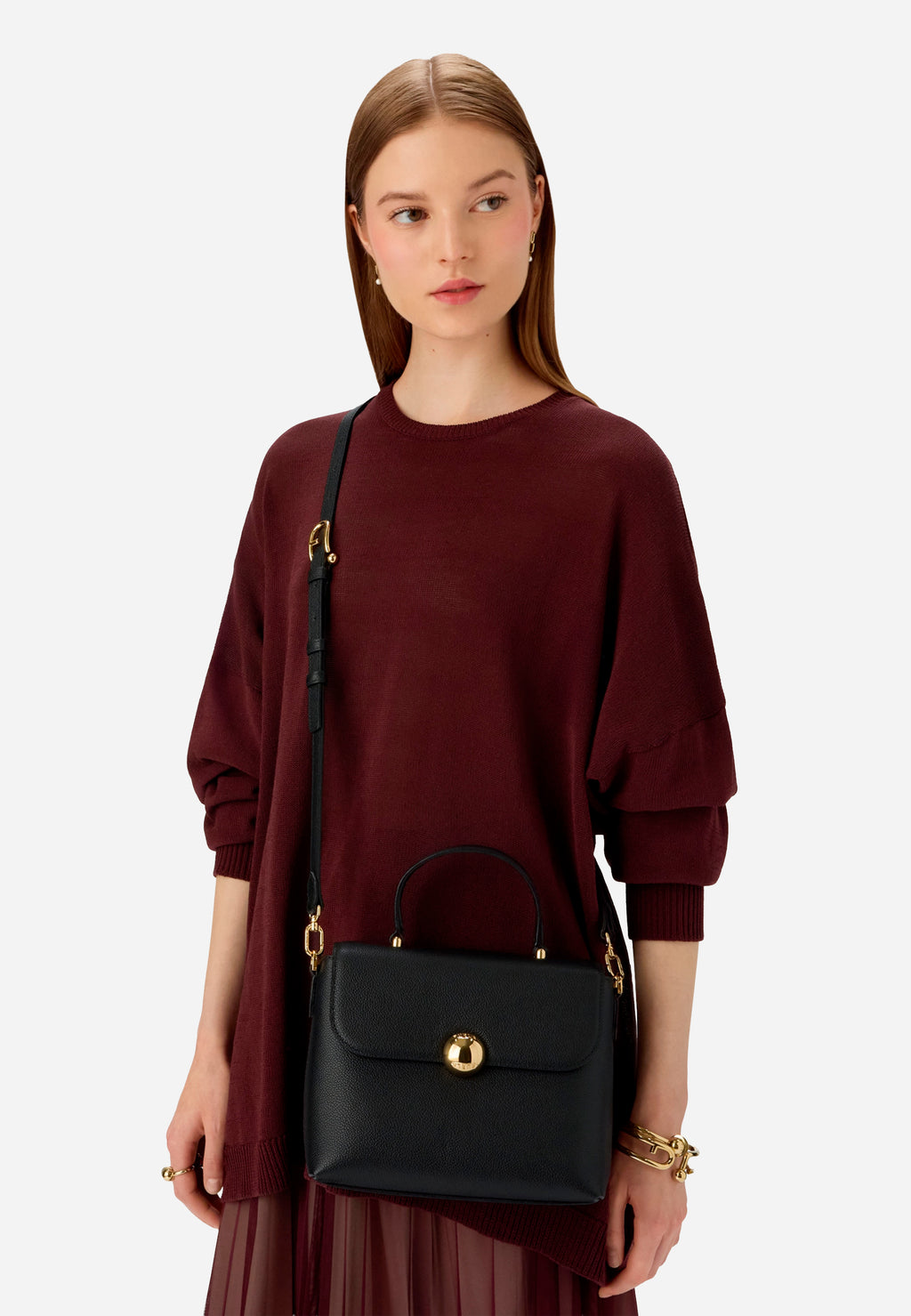 Bolso Moonlight Blanco Negro F.