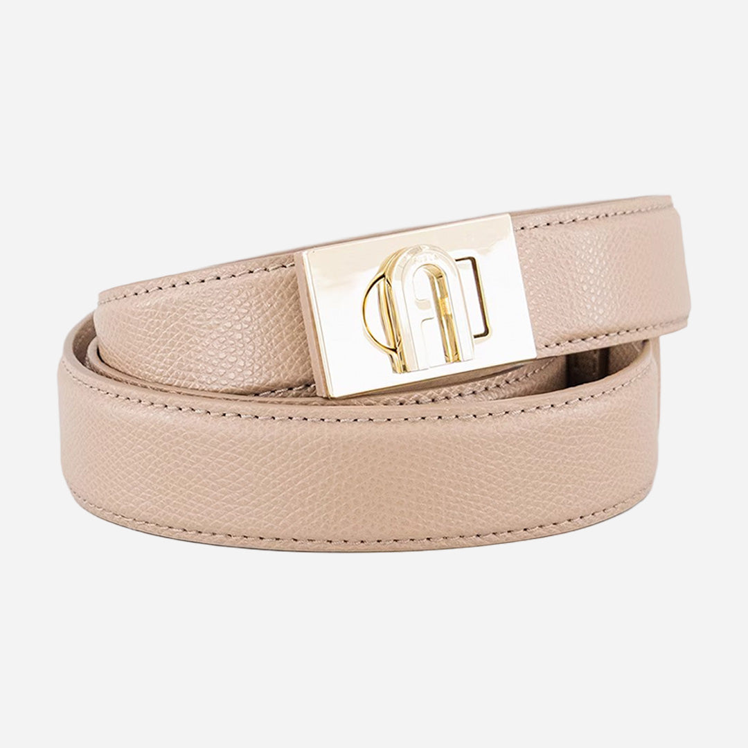 Cinturón Furla 1927 Greige