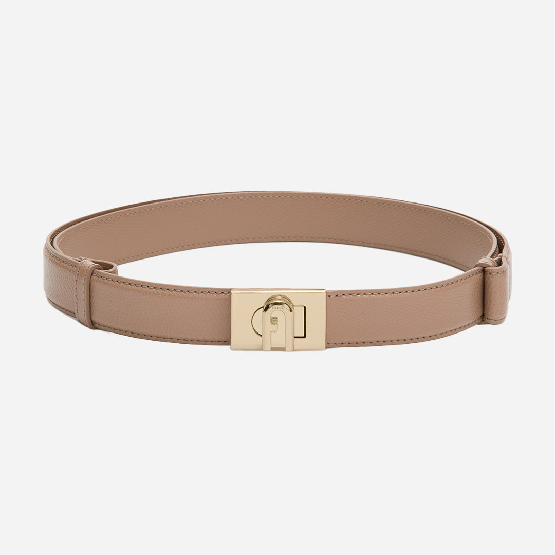 Cinturón Furla 1927 Greige