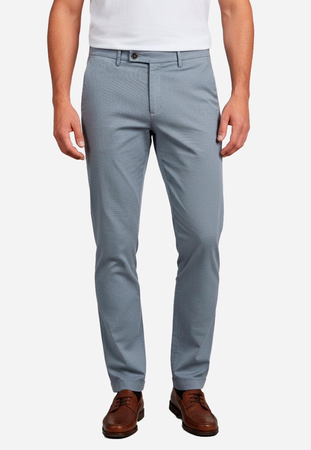 Pantalón Clásico Hombre Gris H&B