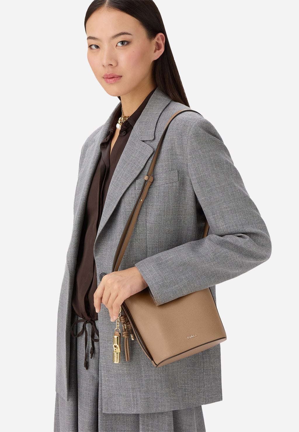 Bolso Roxie Café Dama Furla.