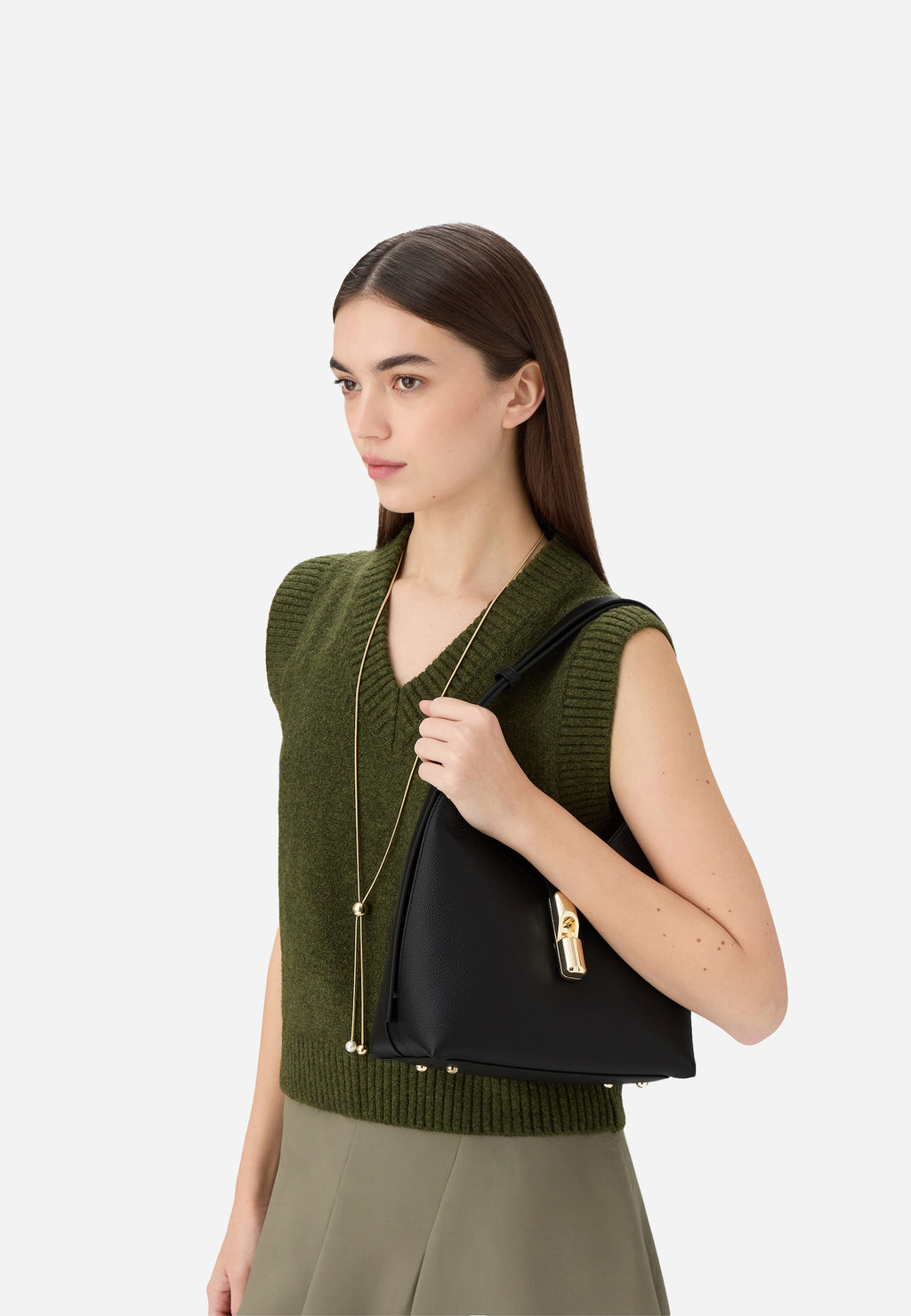 Bolso Iride Negro Dama Furla.