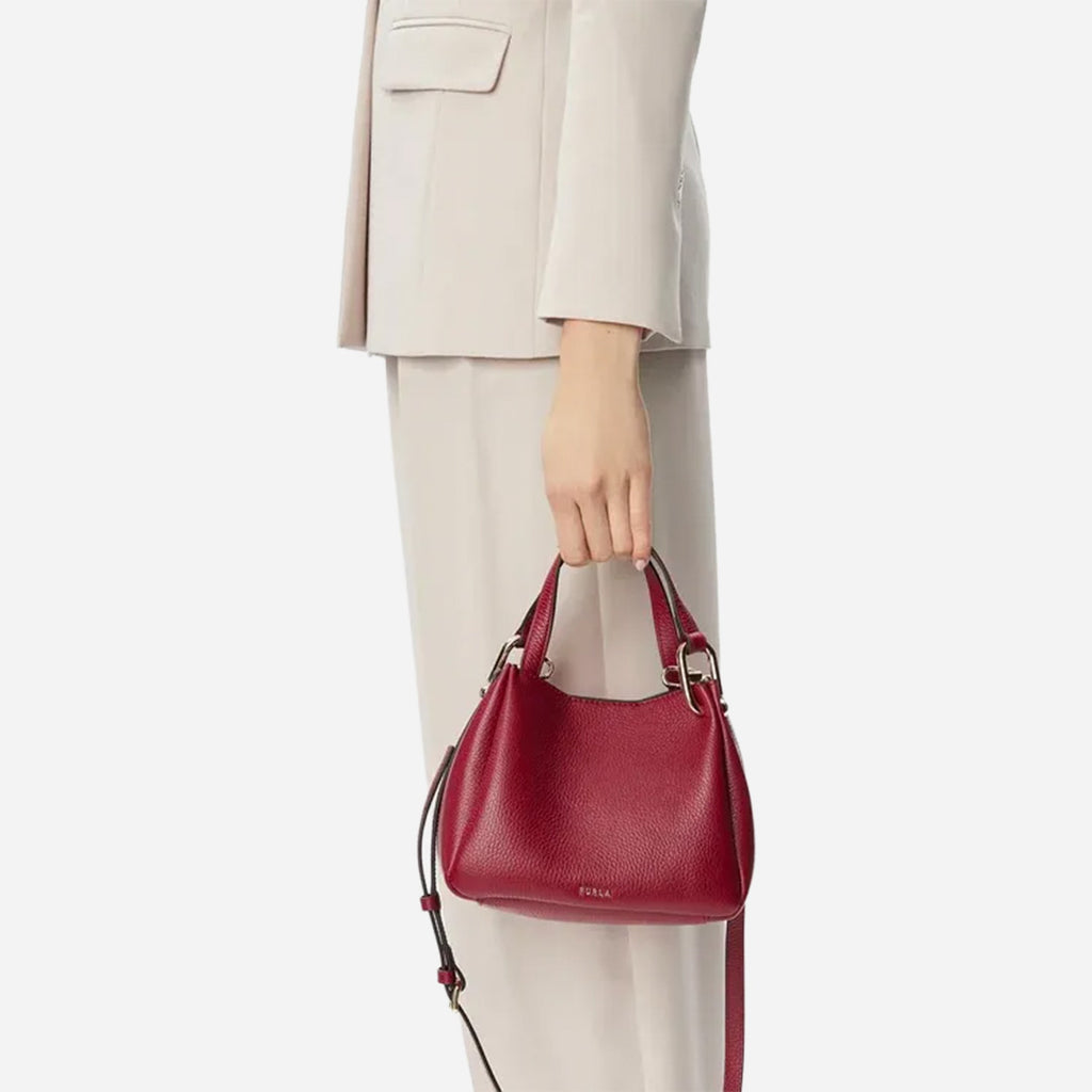 Bolso Nuvola Mini Rojo ciruela F.