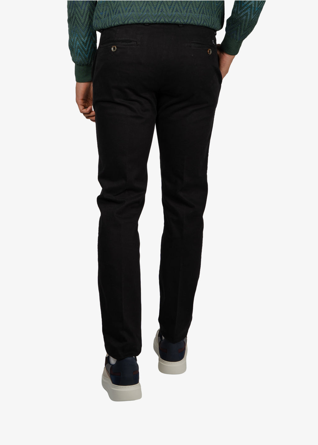 Pantalón Fit Chino Negro H&B