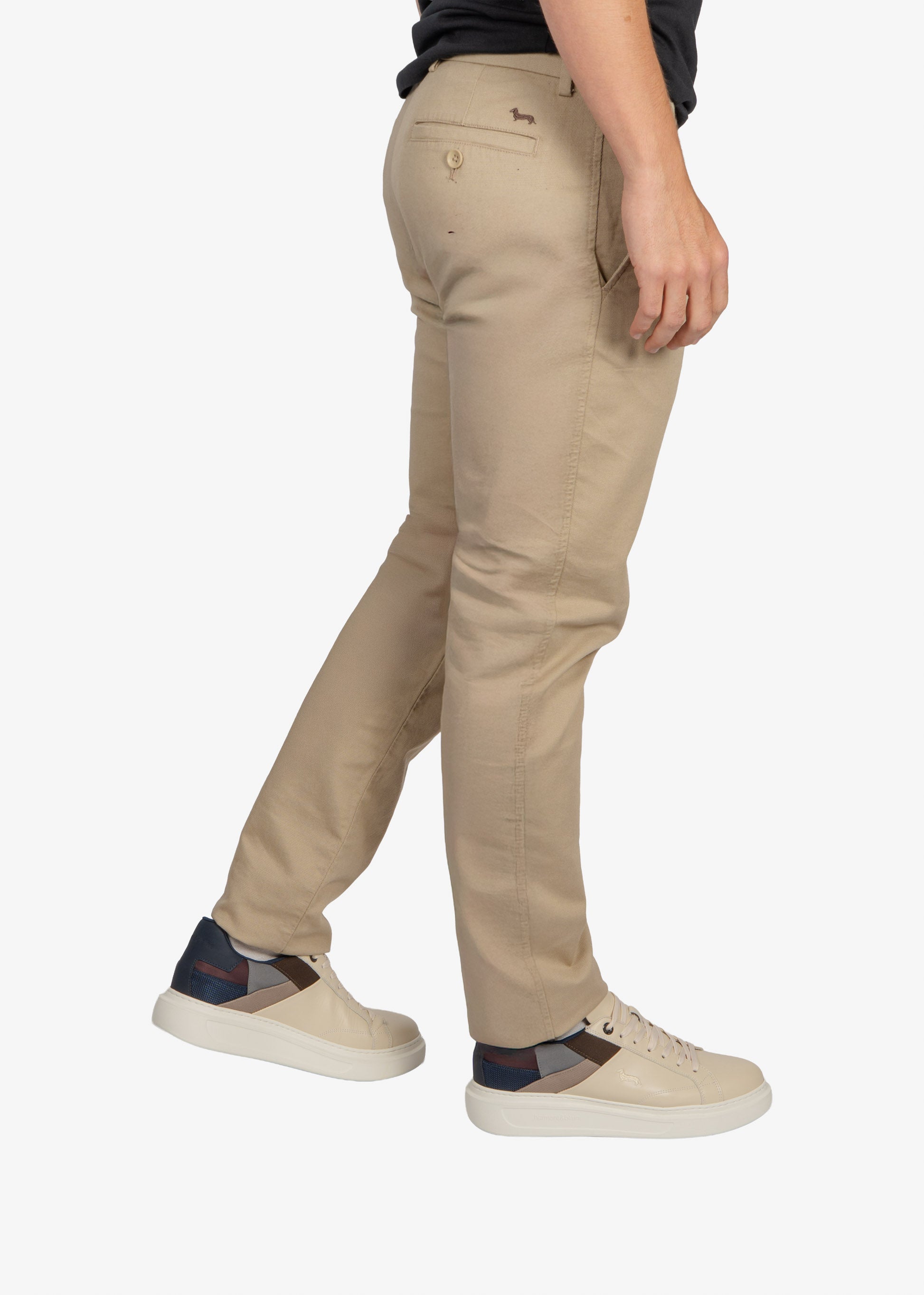 Pantalón Fit Chino Caqui  H&B