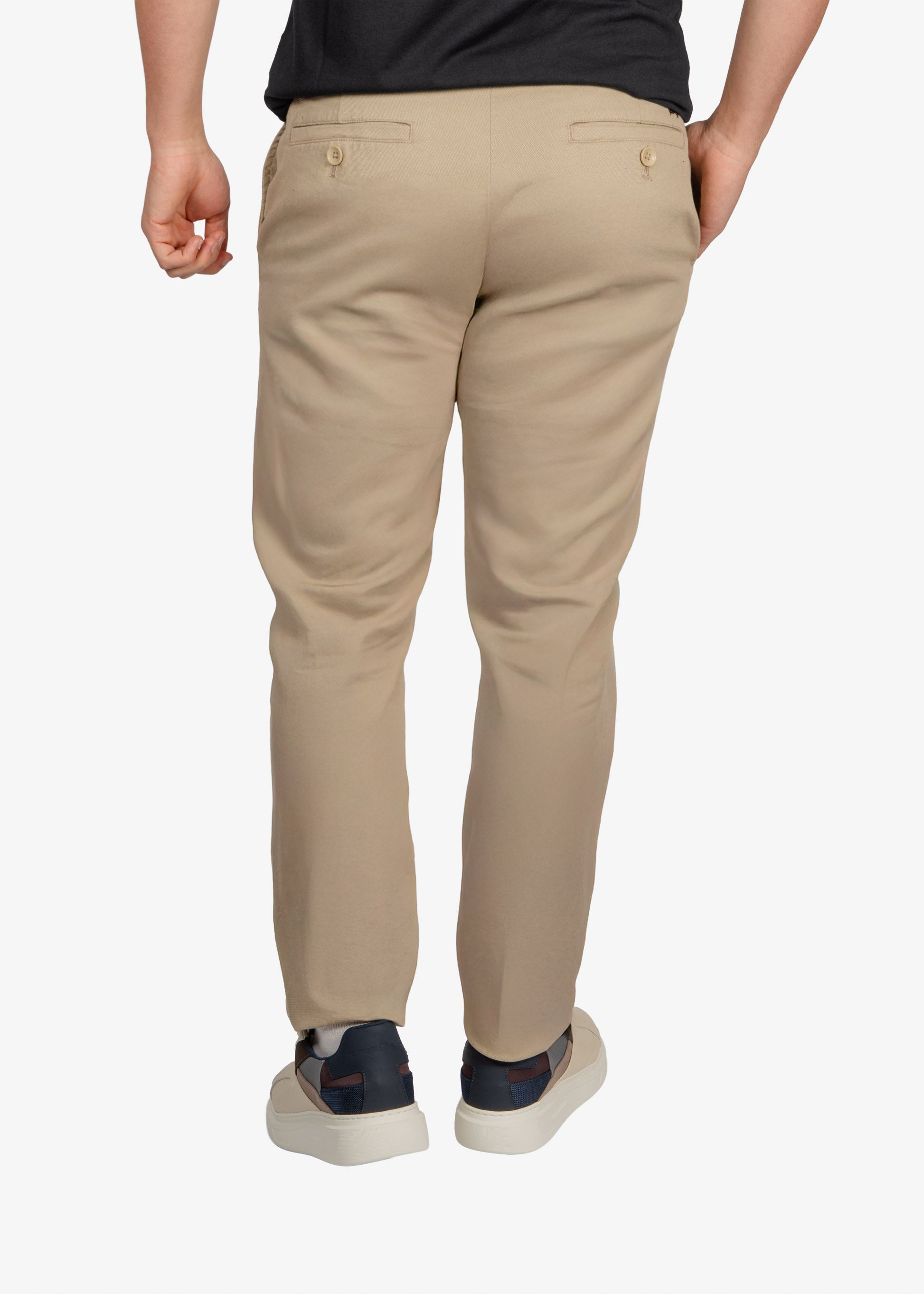 Pantalón Fit Chino Caqui  H&B