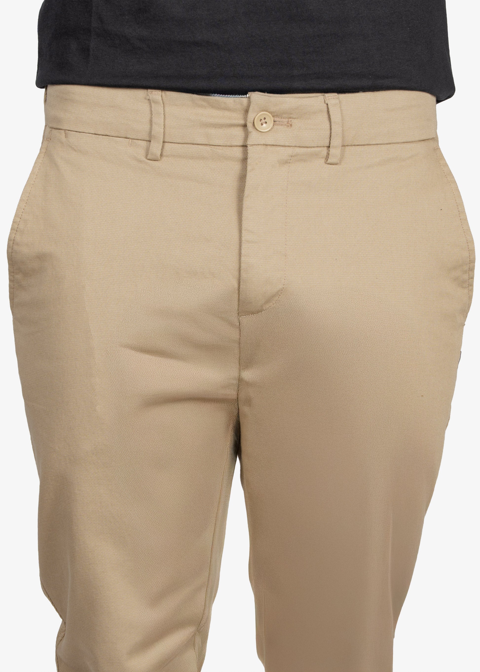 Pantalón Fit Chino Caqui  H&B
