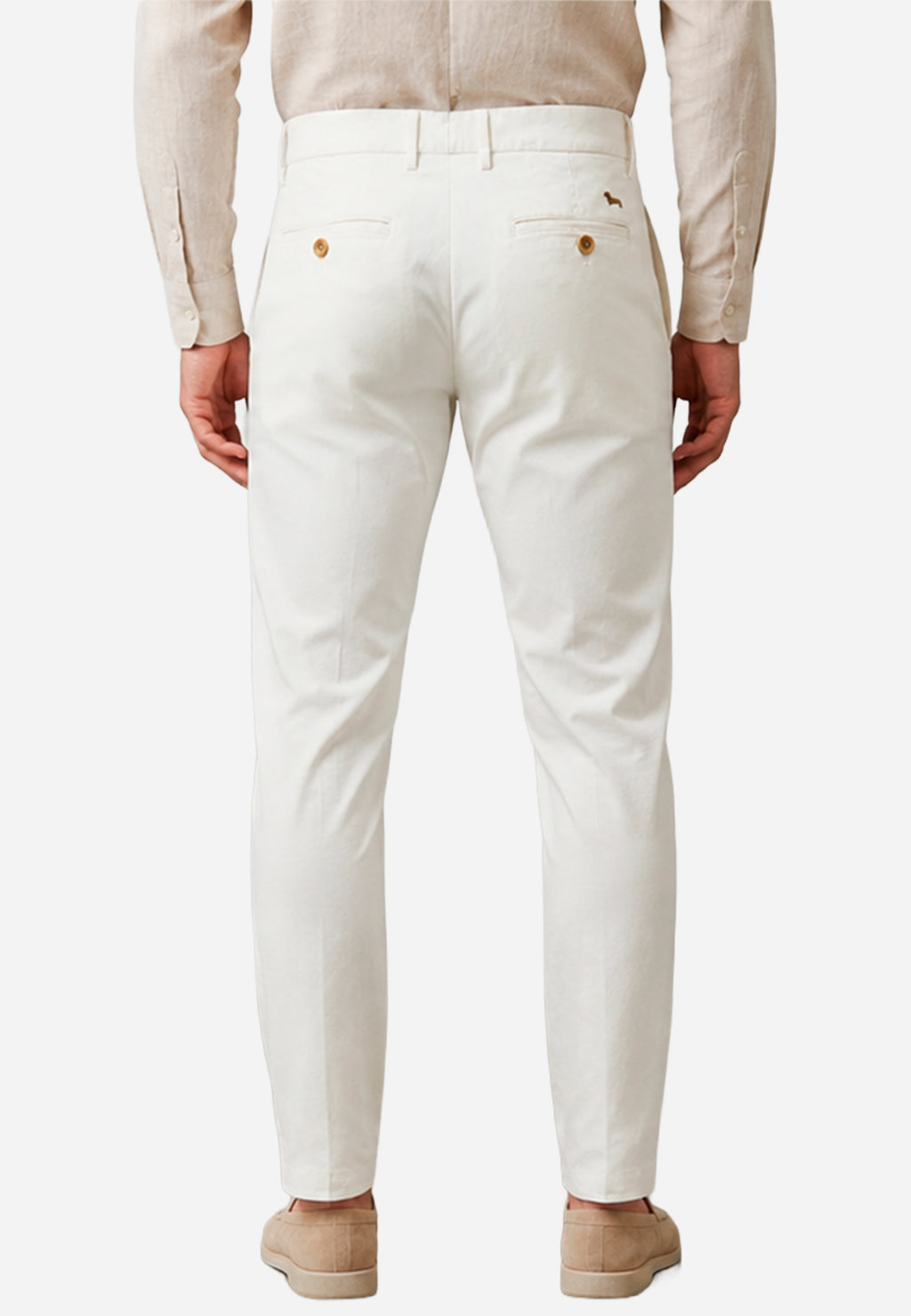 Pantalón Blanco Hombre H&B.