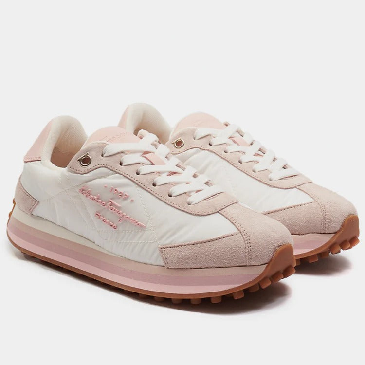 TENIS FERRAGAMO BLANCO/ROSA (756564-IGGY)