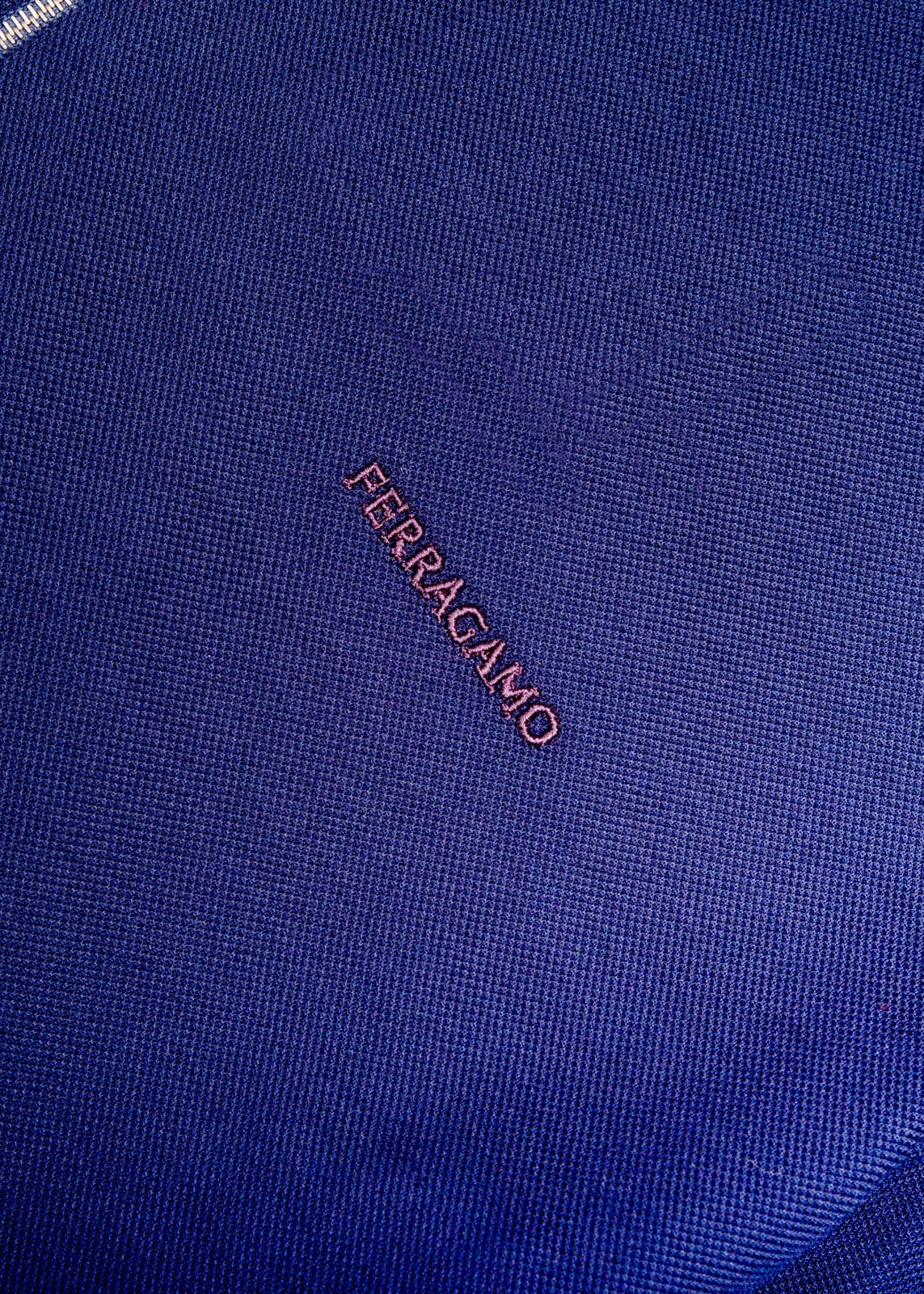 CAMISETA POLO FERRAGAMO AZUL ALGODON (772042-122327)