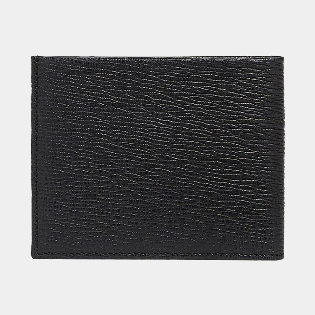 Billetera Bifold Gancini Negra S.F.