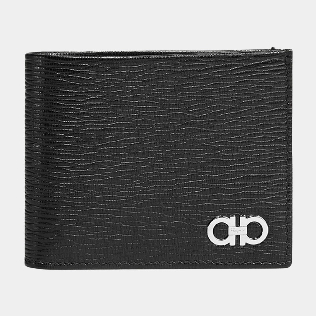 BILLETERA FERRAGAMO NEGRO CUERO (685956-66A063)