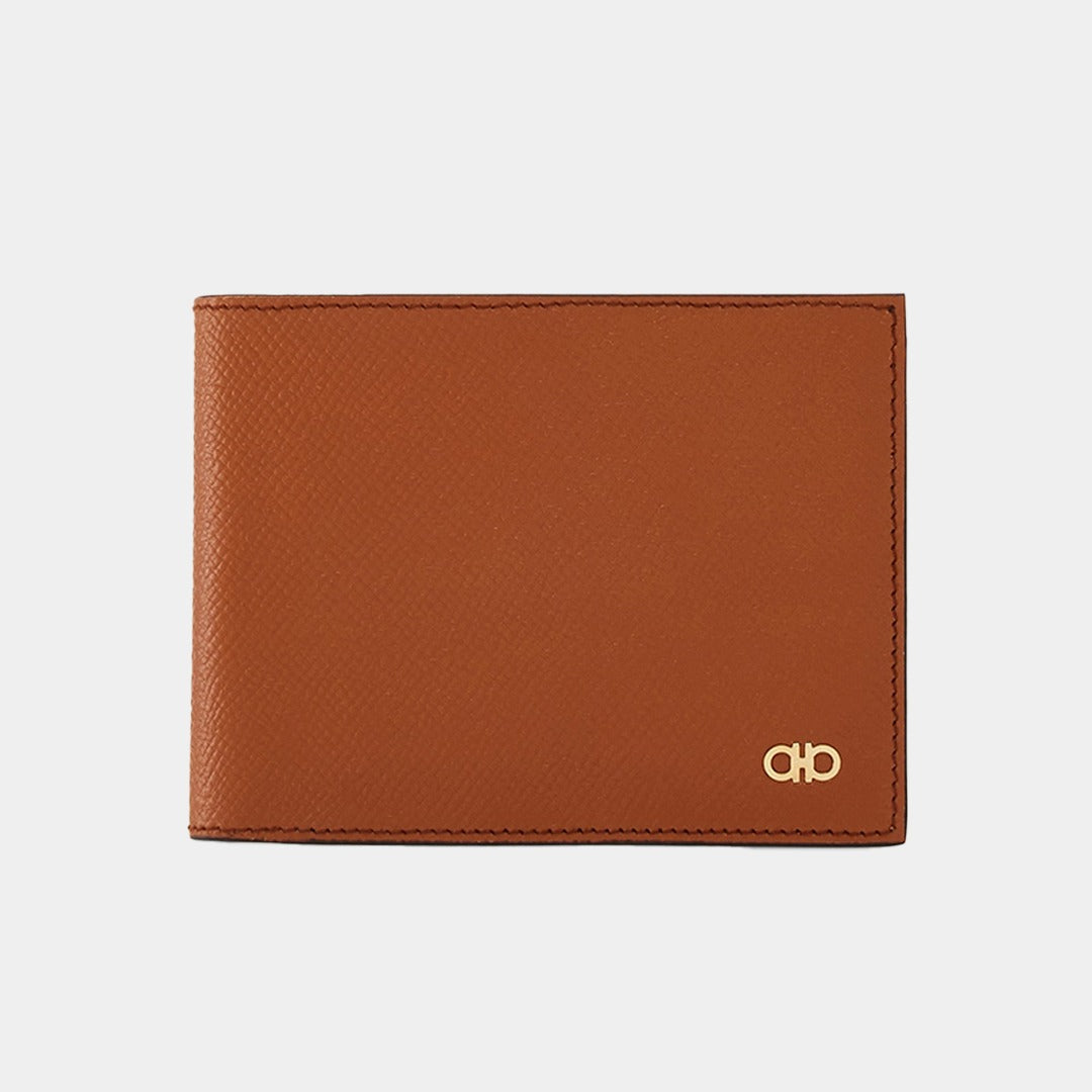 BILLETERA FERRAGAMO CAFE CUERO (775651-661457)