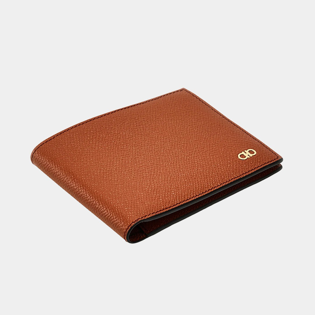 Billetera Bifold Gancini Café Hombre S.F.
