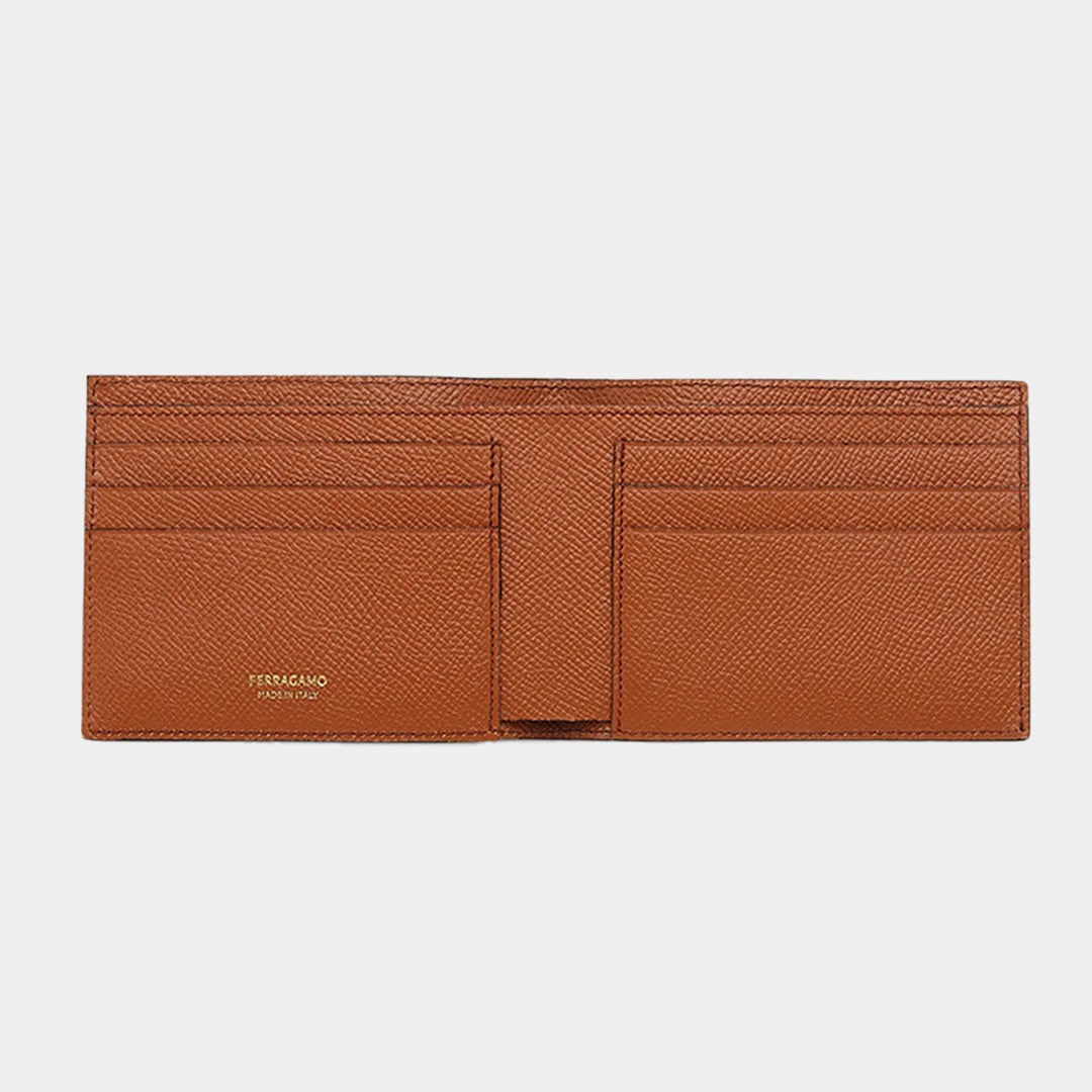 BILLETERA FERRAGAMO CAFE CUERO (775651-661457)