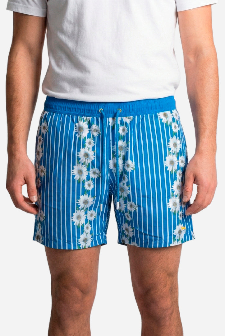 Pantaloneta Para Hombre Flores H&B