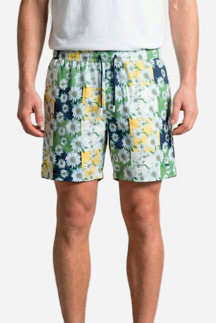 Pantaloneta Flores Con Logo H&B