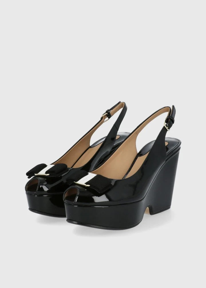 Zapato Dama Lally Platform Negro S.F.