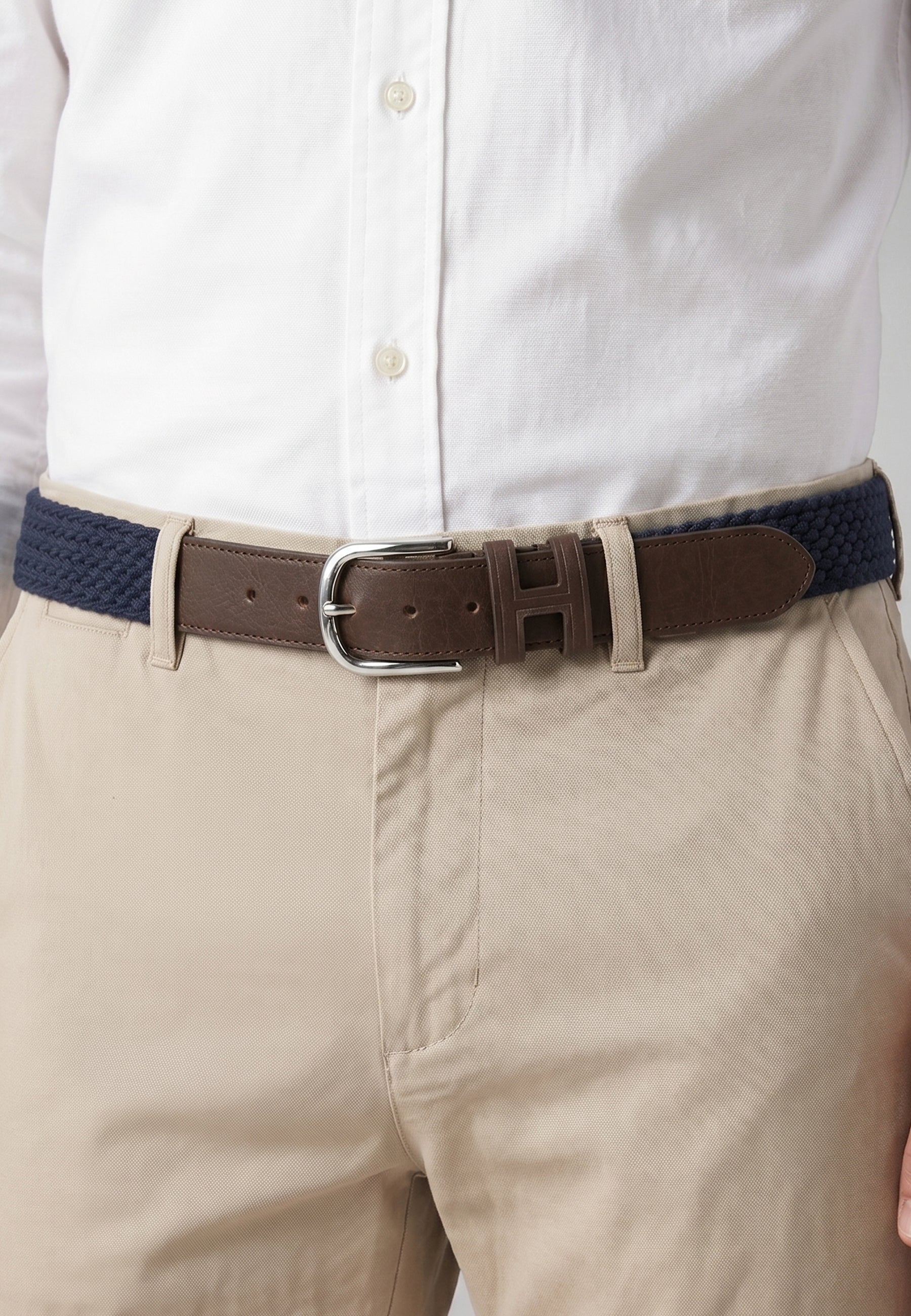 Cinturón Azul Hombre H.L.