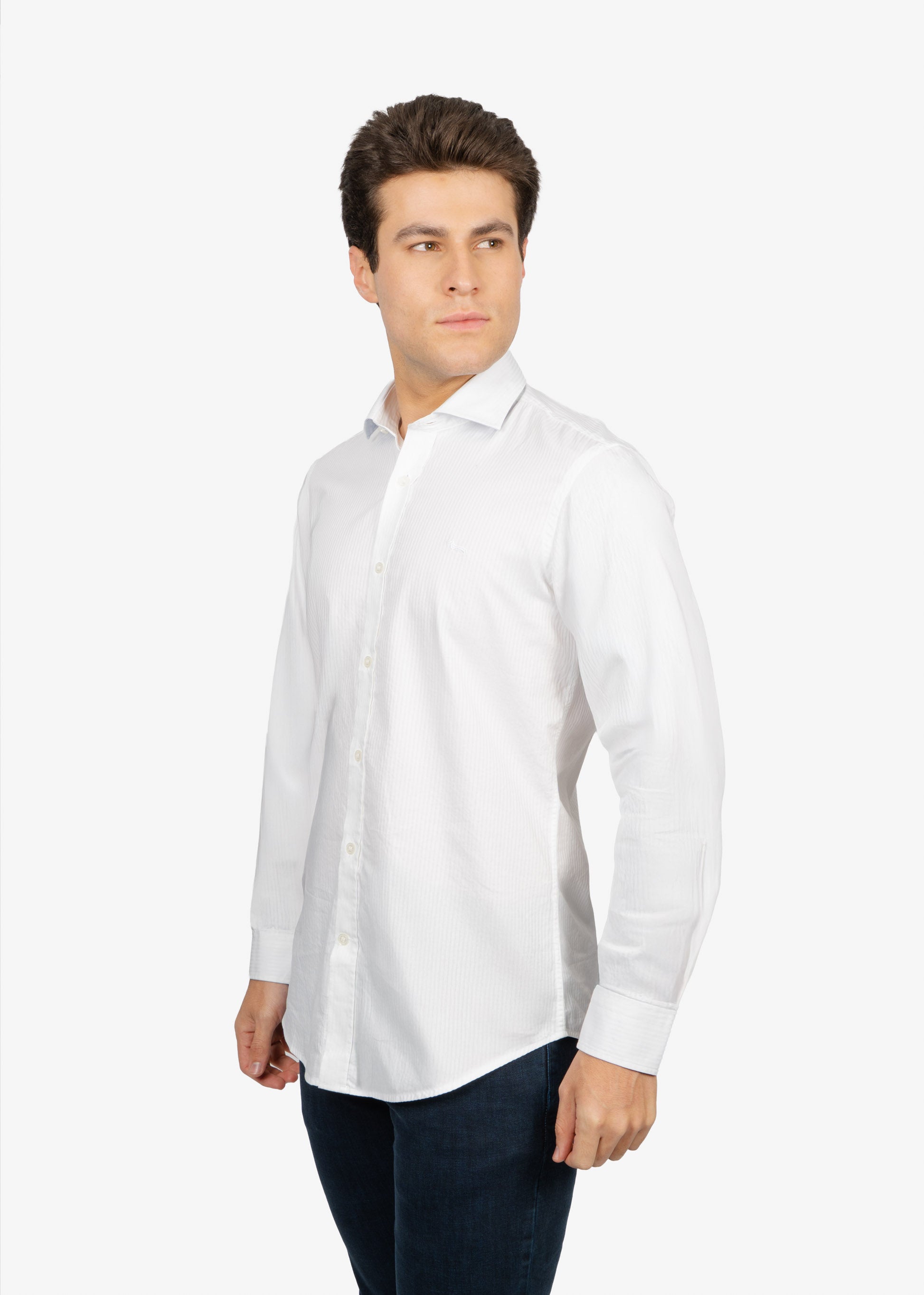 CAMISA SPORT HARMONT & BLAINE BLANCO ALGODON(CNM011012988I-100)