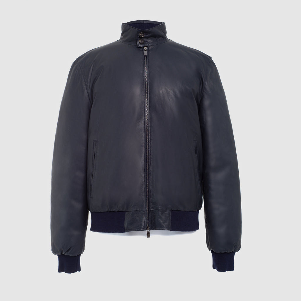 CHAQUETA PIEL CORNELIANI AZUL CUERO (90L5E8-2820105-001)