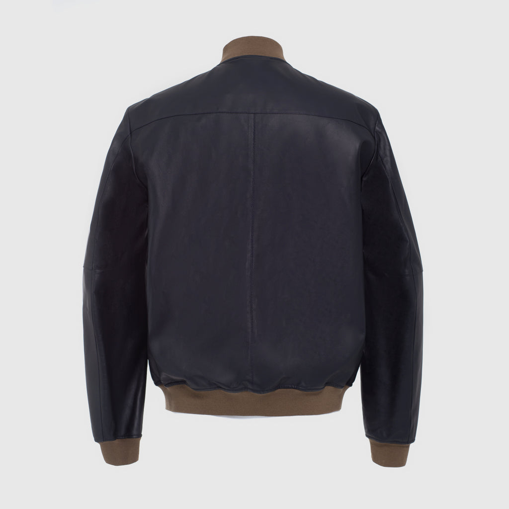 CHAQUETA PIEL CORNELLIANI AZUL (89L5M0-2120117-001)
