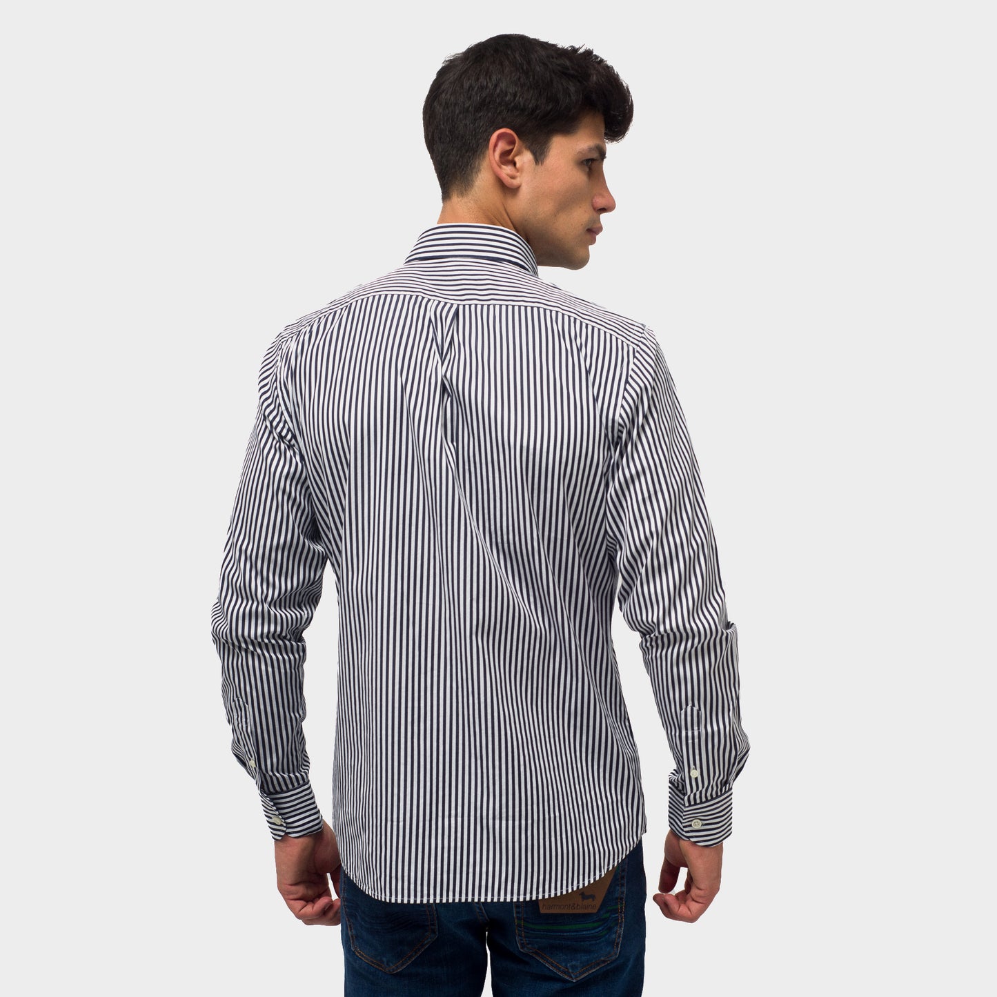 CAMISA HARMONT & BLAINE NEGRO RYAS (CRJ011012308B-801)