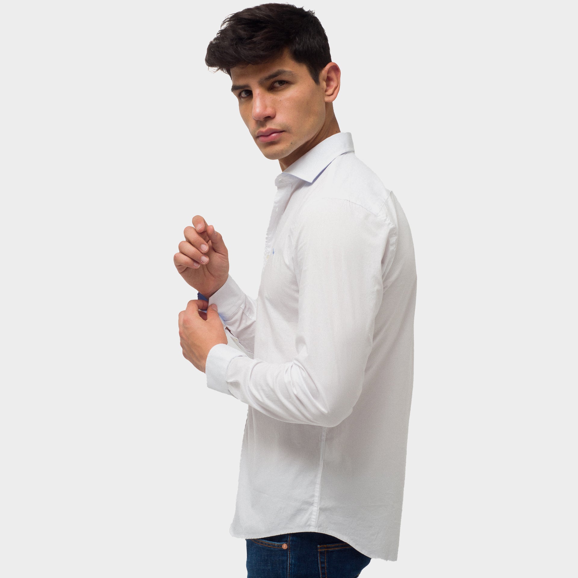 Camisa Algodón Blanco H&B