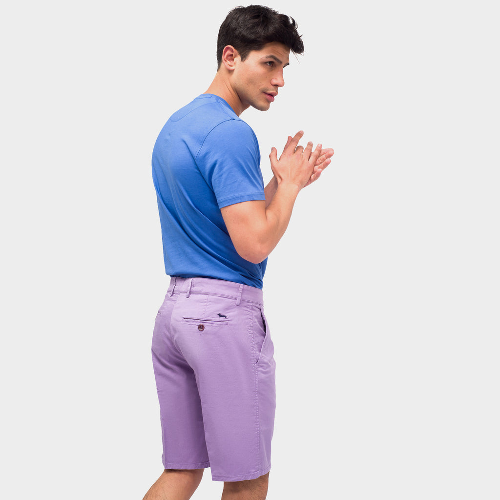 Bermuda Morada Hombre H&B.