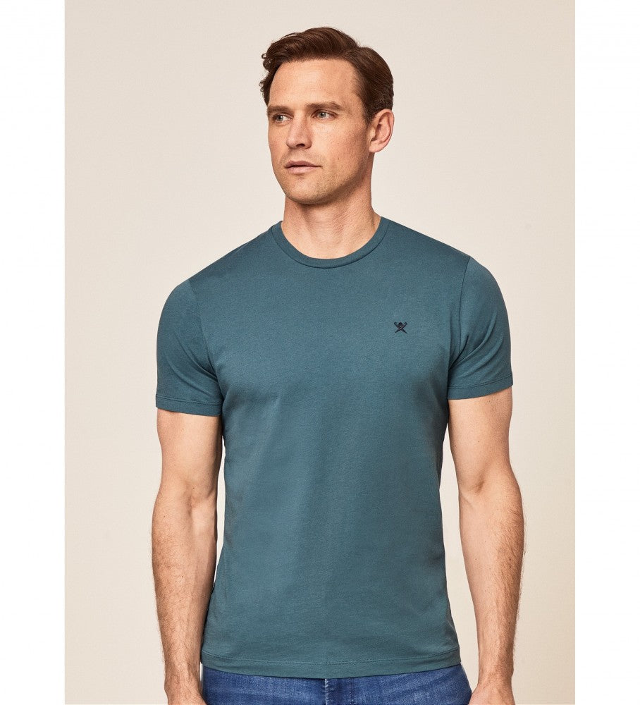 CAMISETA T-SHIRTS  HACKETT VERDE 100% COTTON (HM500296)