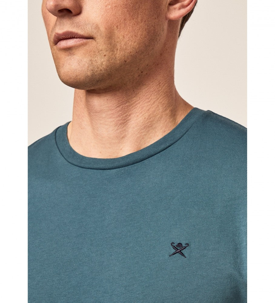 CAMISETA T-SHIRTS  HACKETT VERDE 100% COTTON (HM500296)