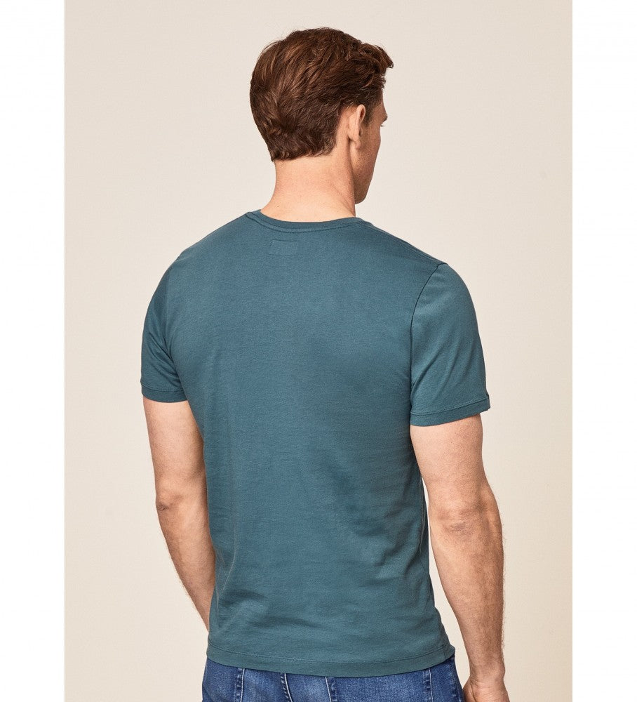 CAMISETA T-SHIRTS  HACKETT VERDE 100% COTTON (HM500296)