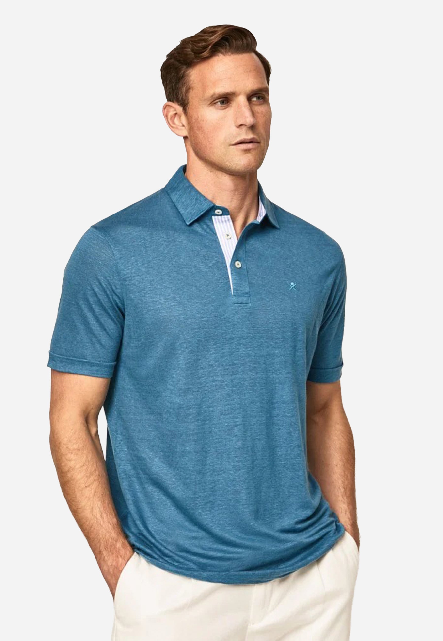 Camiseta Azul Hombre H.L.