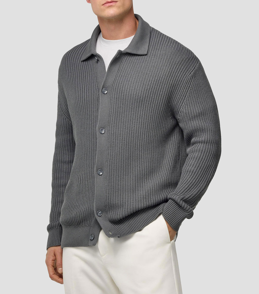 Sweater Gris Tejido B.