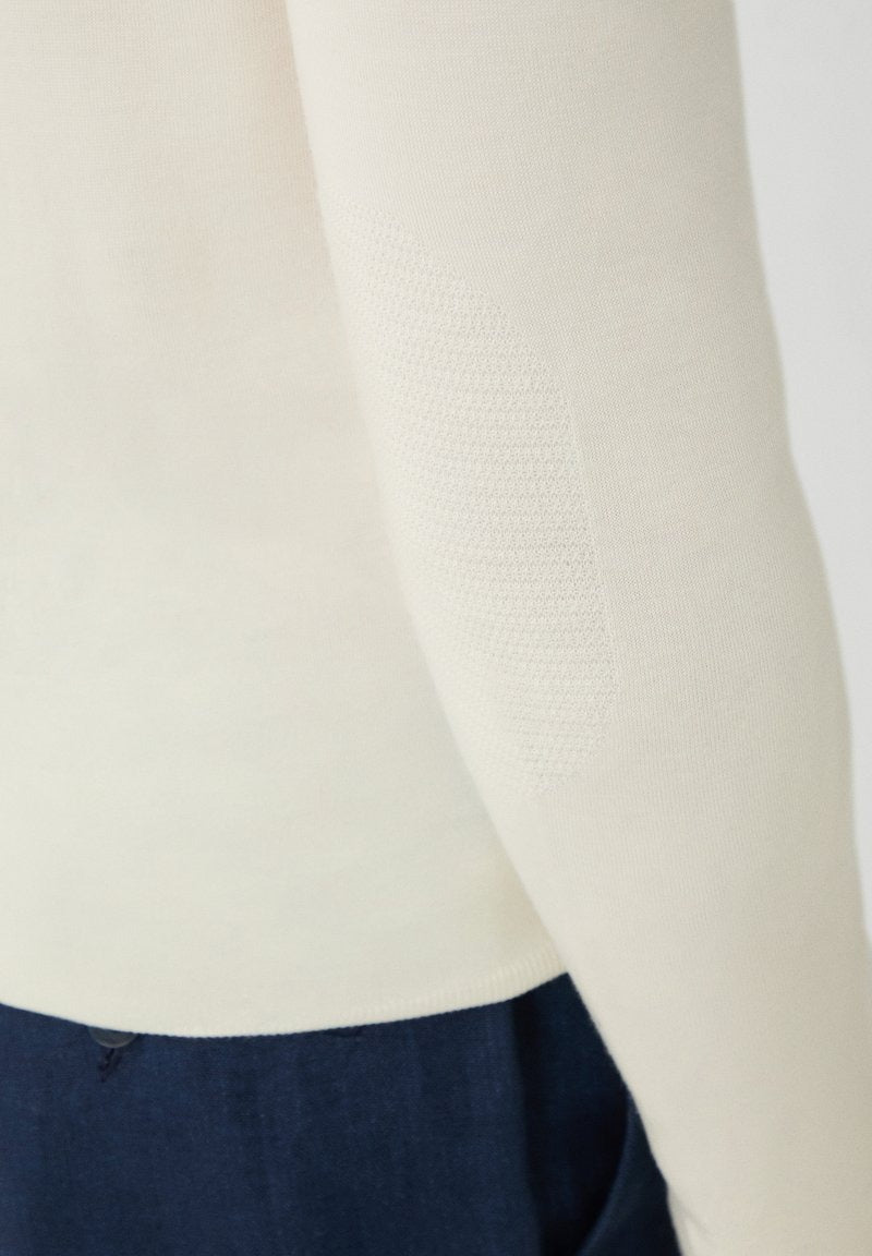 Sweater con Cremallera Marfil H.L.