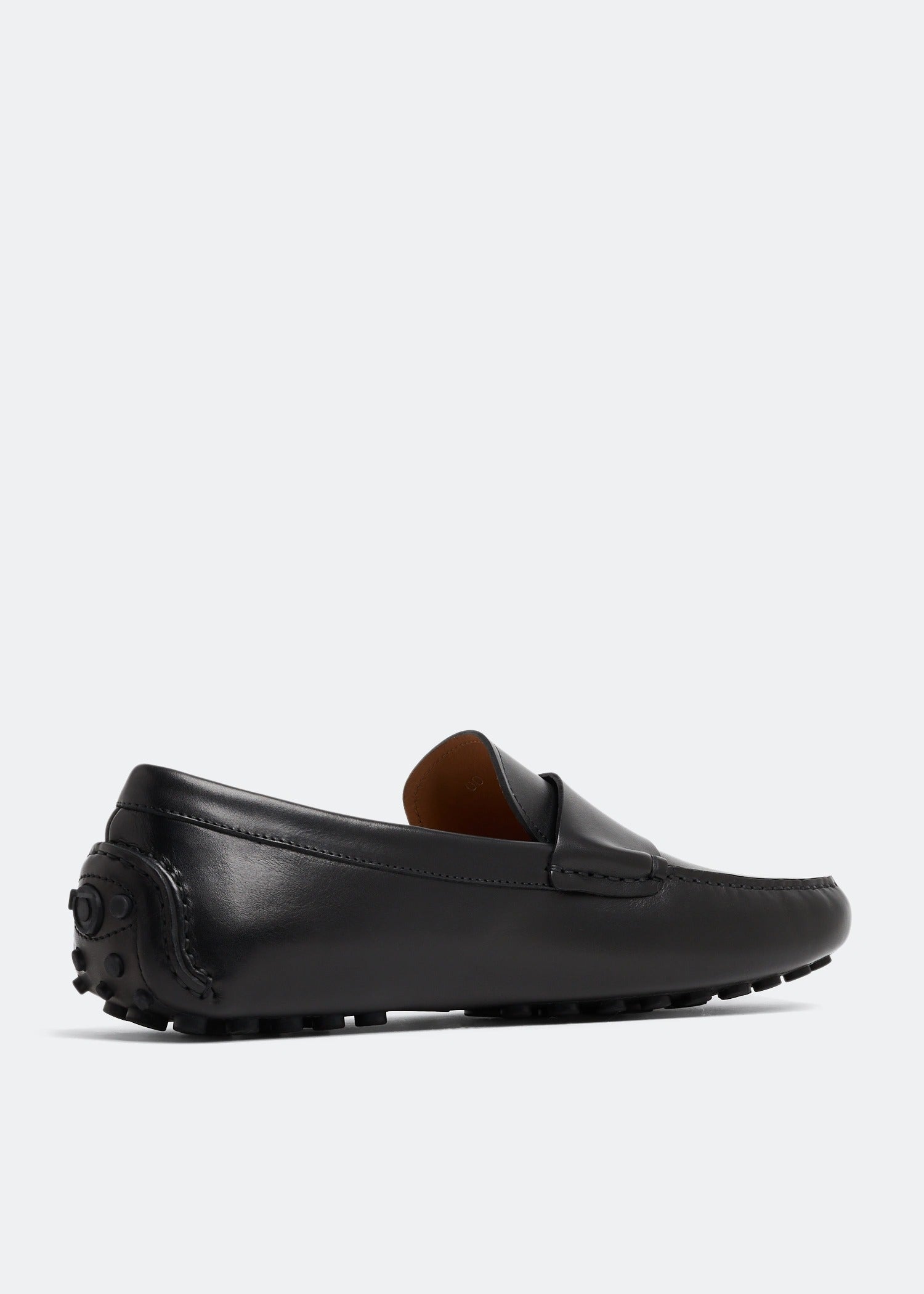 Zapato Mocasines Driver Gancini Negro S.F.