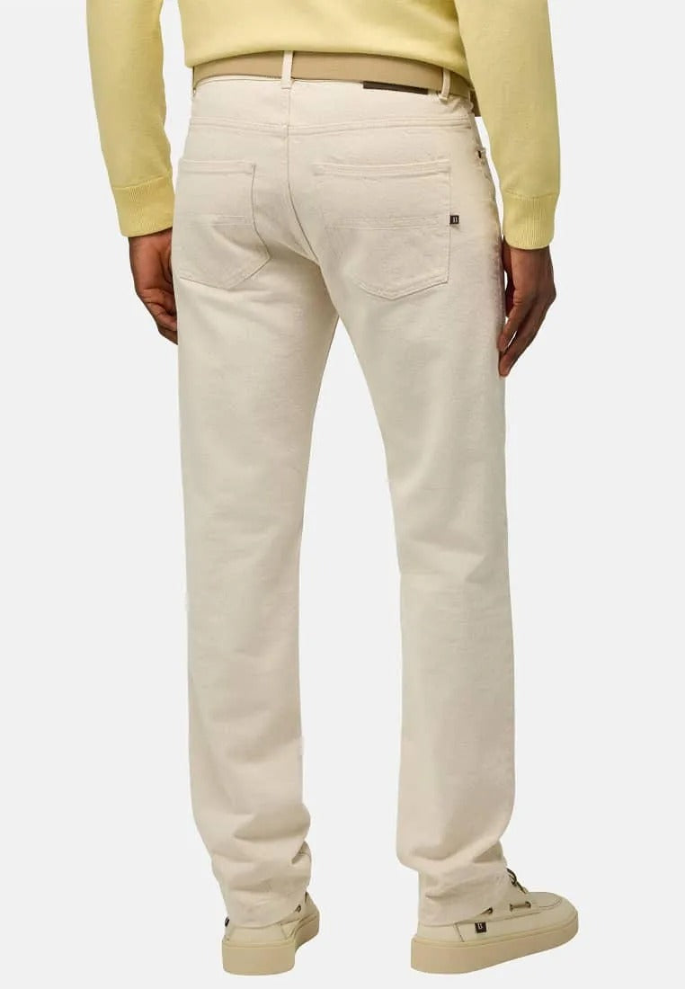 Jean Mezclilla Crema B.