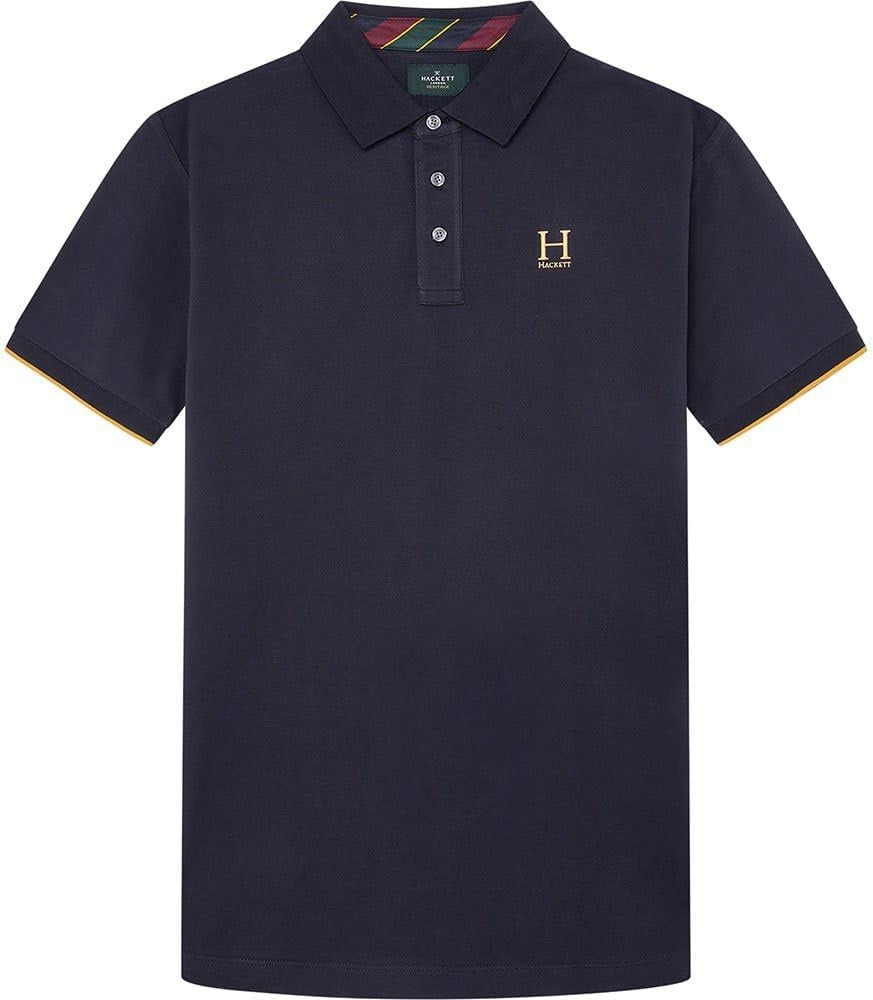 Camiseta Polo Hombre Azul Marino H.L.