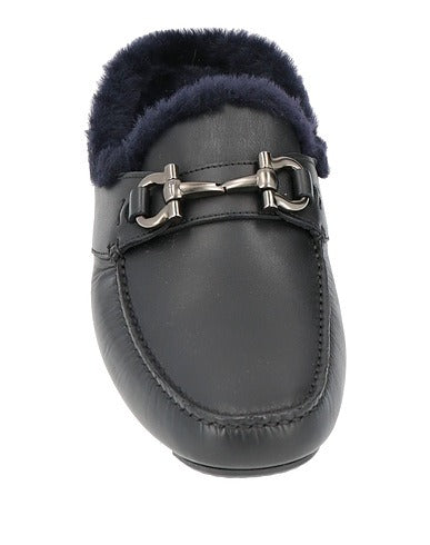 Mocasín Mule Nygel Negro/Azul S.F.