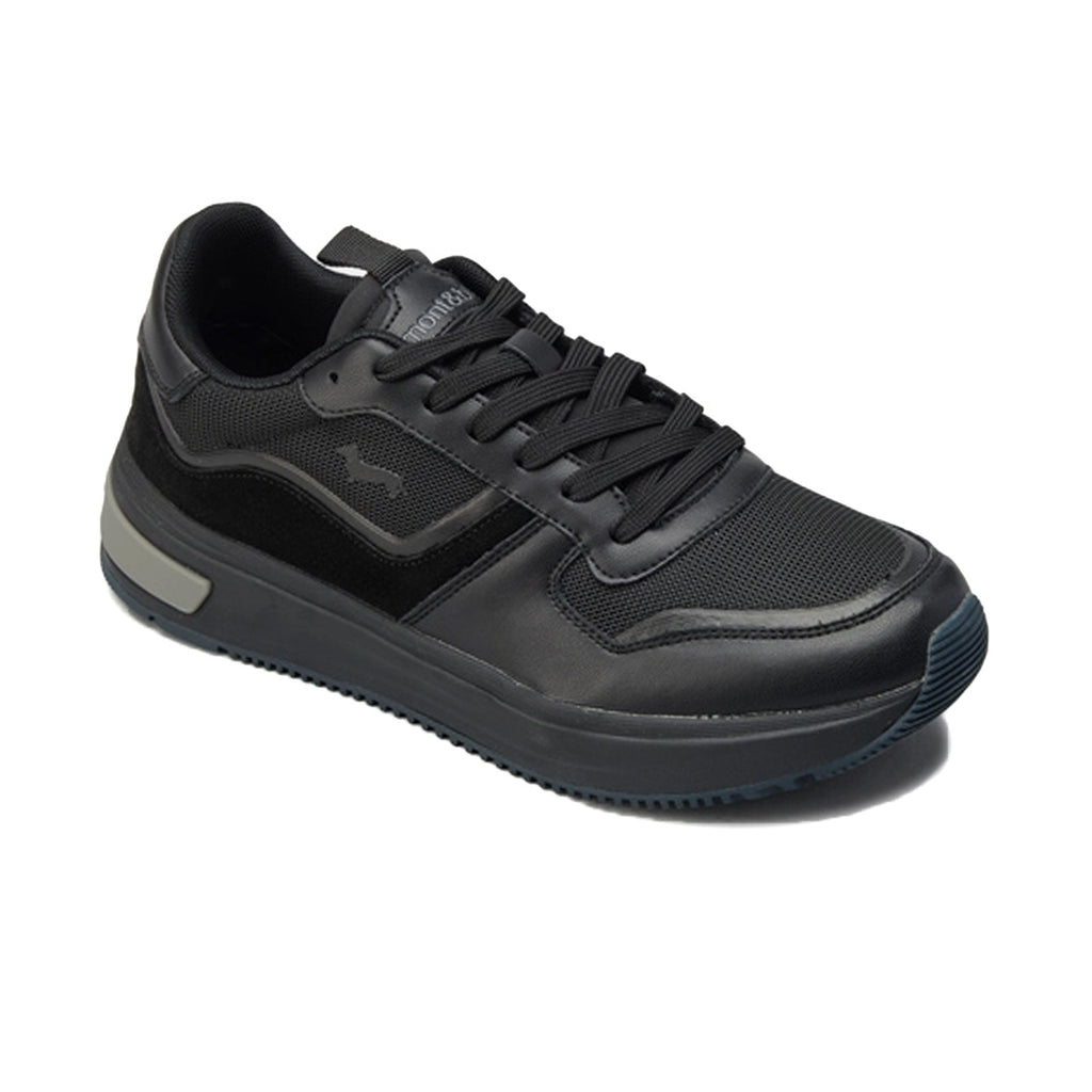 Tenis Hombre Negro Logo H&B