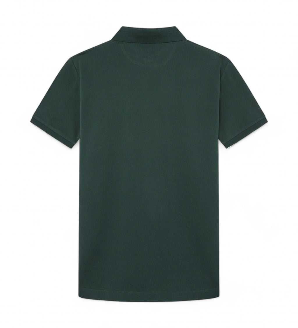 Camiseta Polo Verde Pino Heritage Logo H.L.