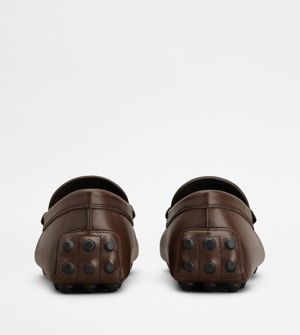 Zapato Mocasines Gommino Bubble Marrón T.