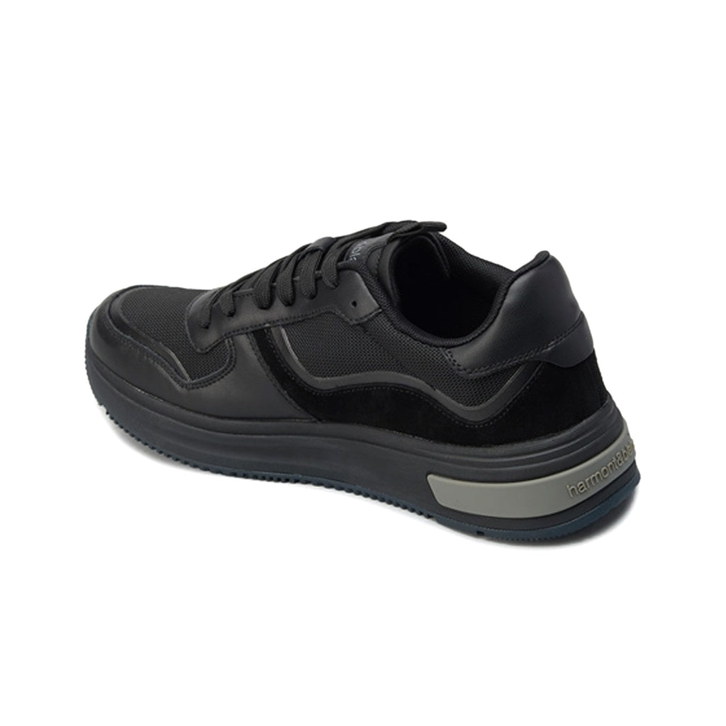 Tenis Hombre Negro Logo H&B
