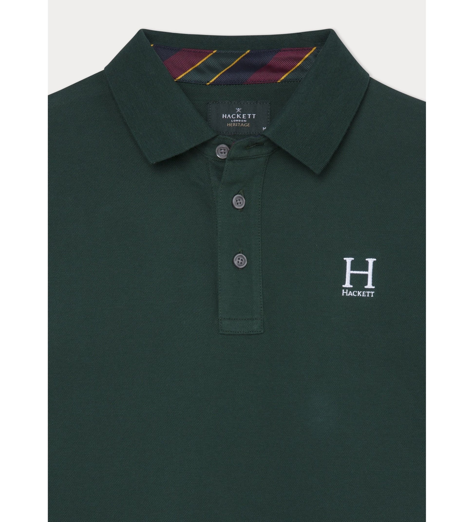 Camiseta Polo Verde Pino Heritage Logo H.L.