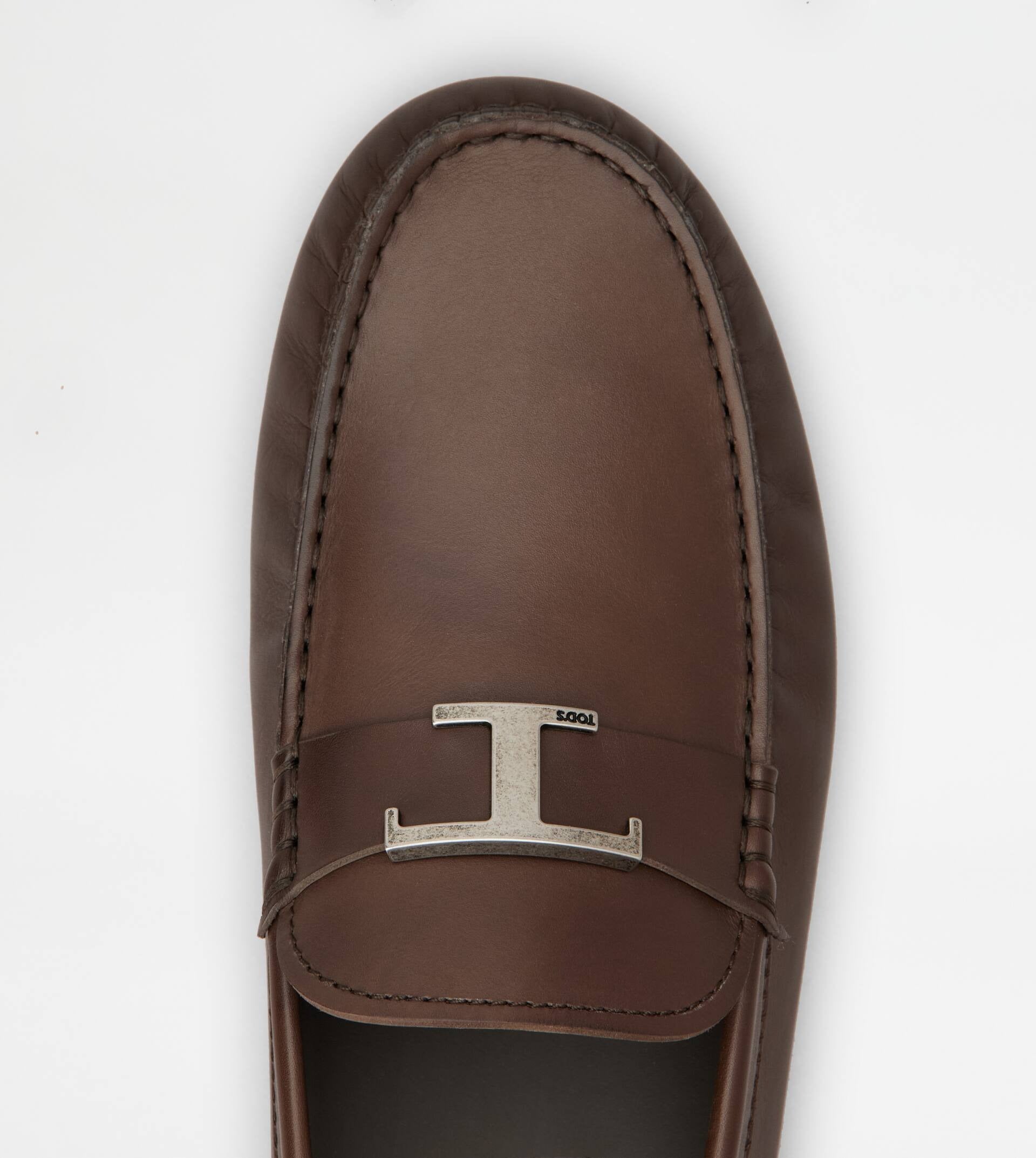 Zapato Mocasines Gommino Bubble Marrón T.