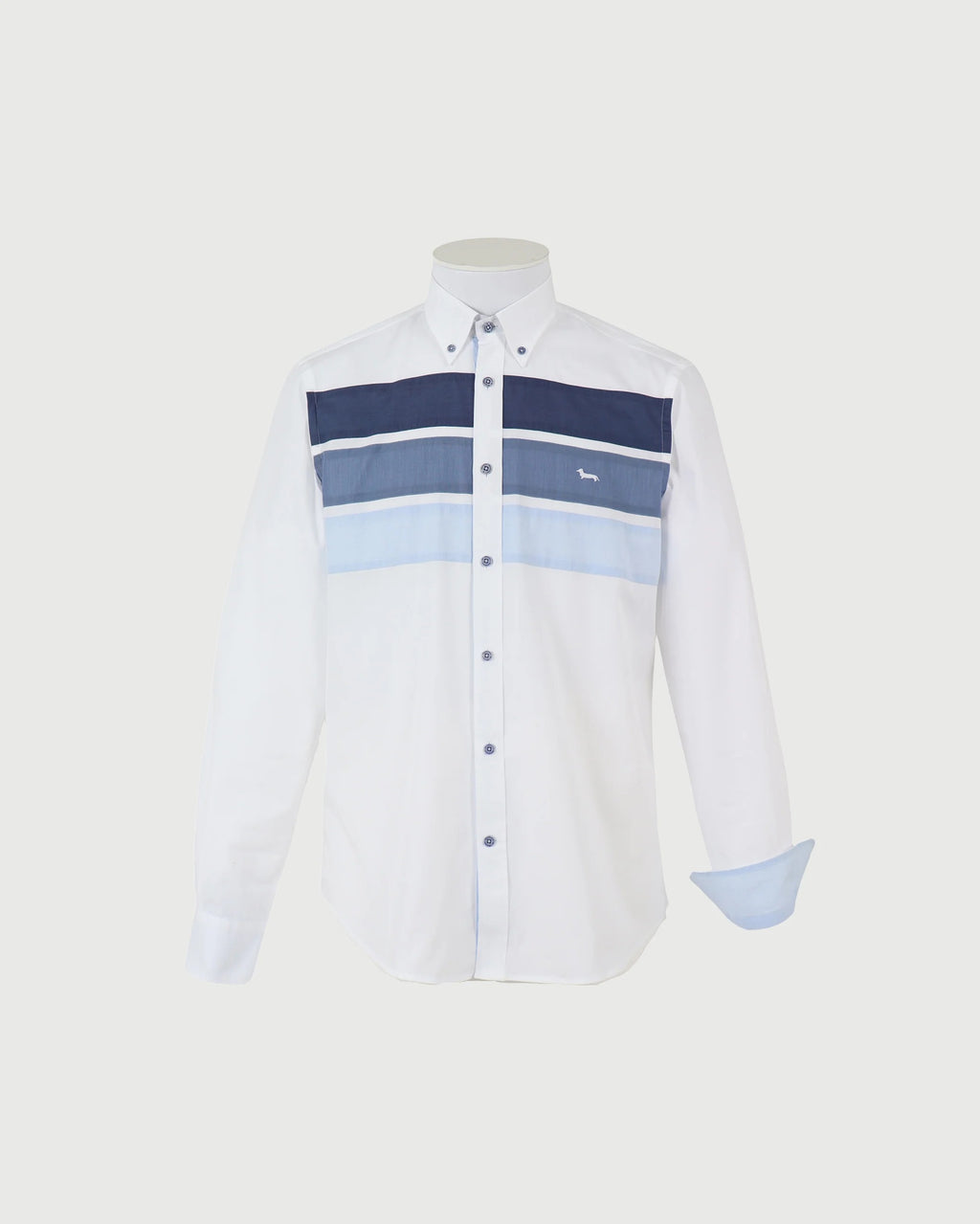 Camisa Blanca Panel Hombre H&B.