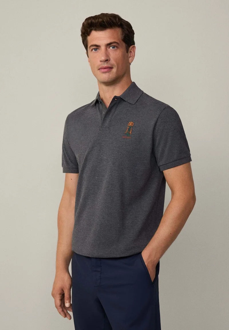 Camiseta Polo Gris H.L.