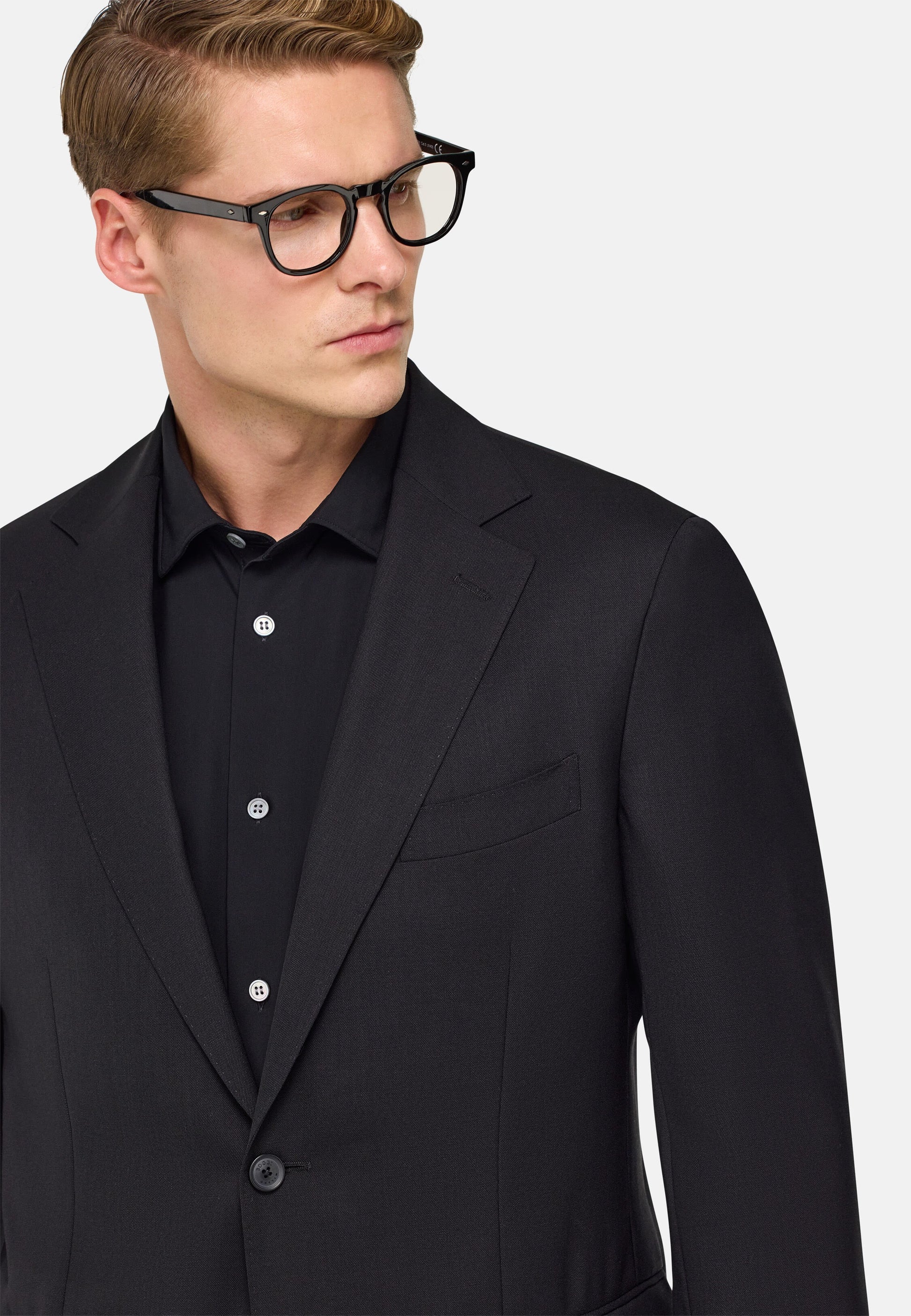 Traje Negro Lana Hombre Boggi M.