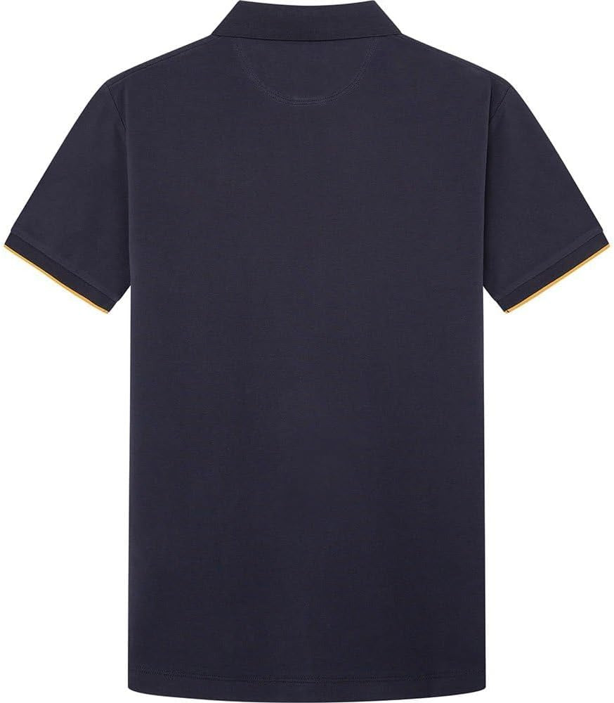 Camiseta Polo Hombre Azul Marino H.L.